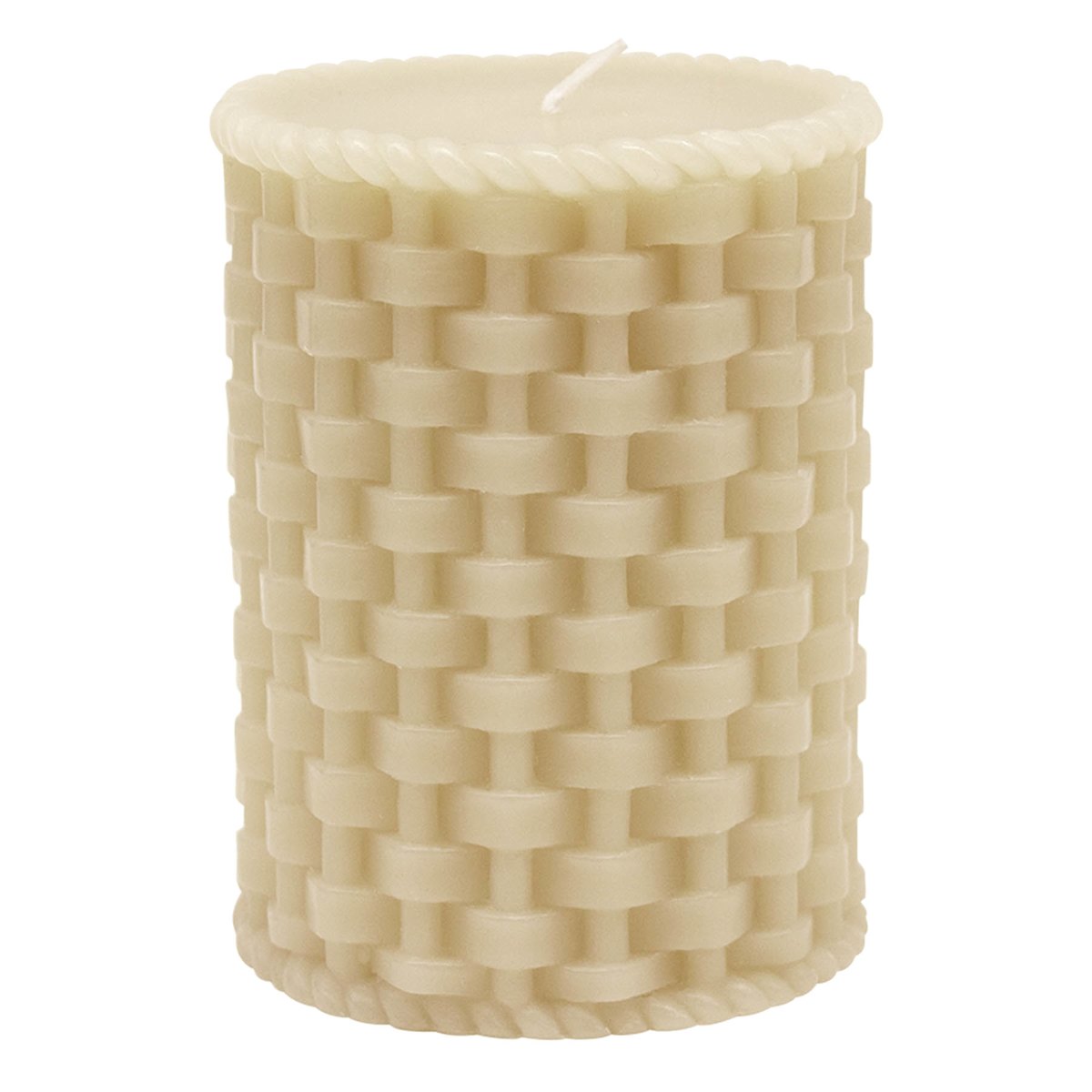 Weave Pillar Candle