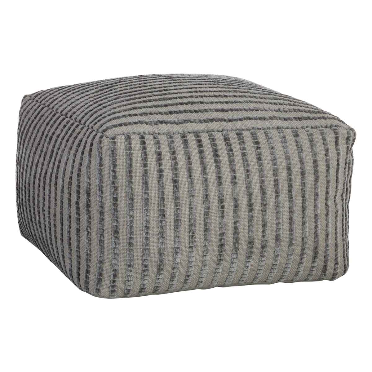Bubble Dot Pouf Dark