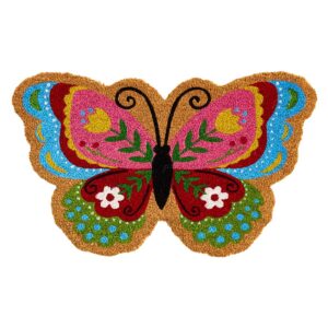 Butterfly Shaped Coir Mat