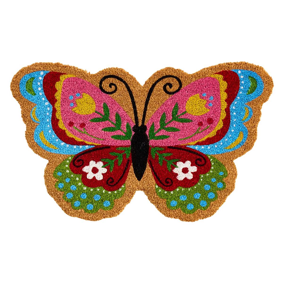 Butterfly Shaped Coir Mat
