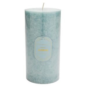 Coastal Jasmine Scented Pillar Candle