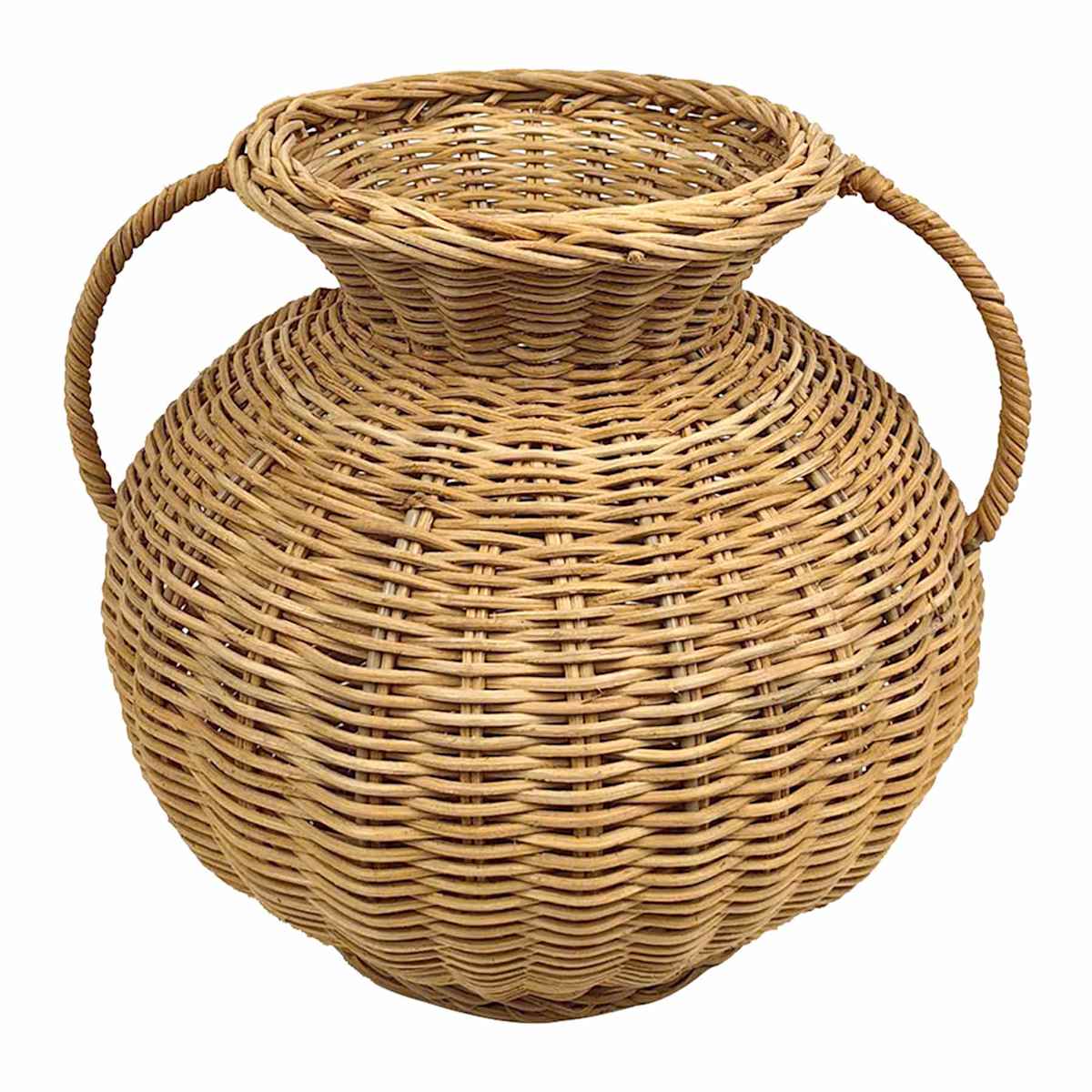 Woven Rattan Vase