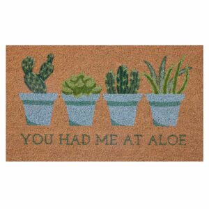You Had Me Aloe Coir Mat